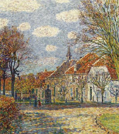 Paul Baum Town Hall in St. Anna china oil painting image